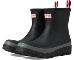Hunter Play Short Speckle Sole Wellington Boots