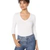 Splendid Valley 2x1 Rib Long Sleeve V-Neck -Clothing Store 81ljwlSinjL. AC SR736920