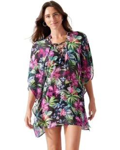 Tommy Bahama Coastal Gardens Lace-Up Tunic